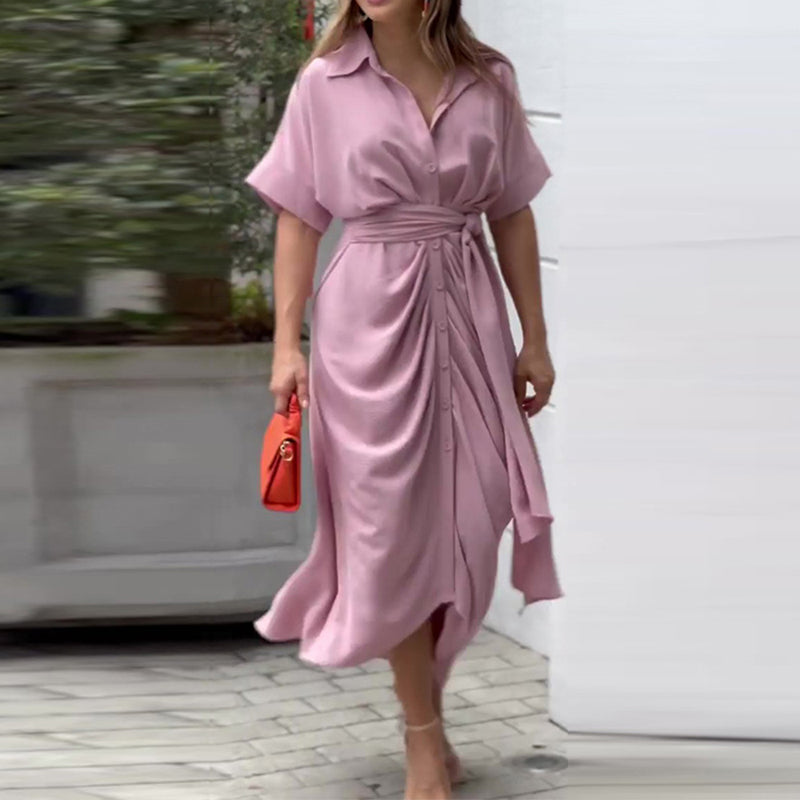 Wren | Belted Shirt Dress