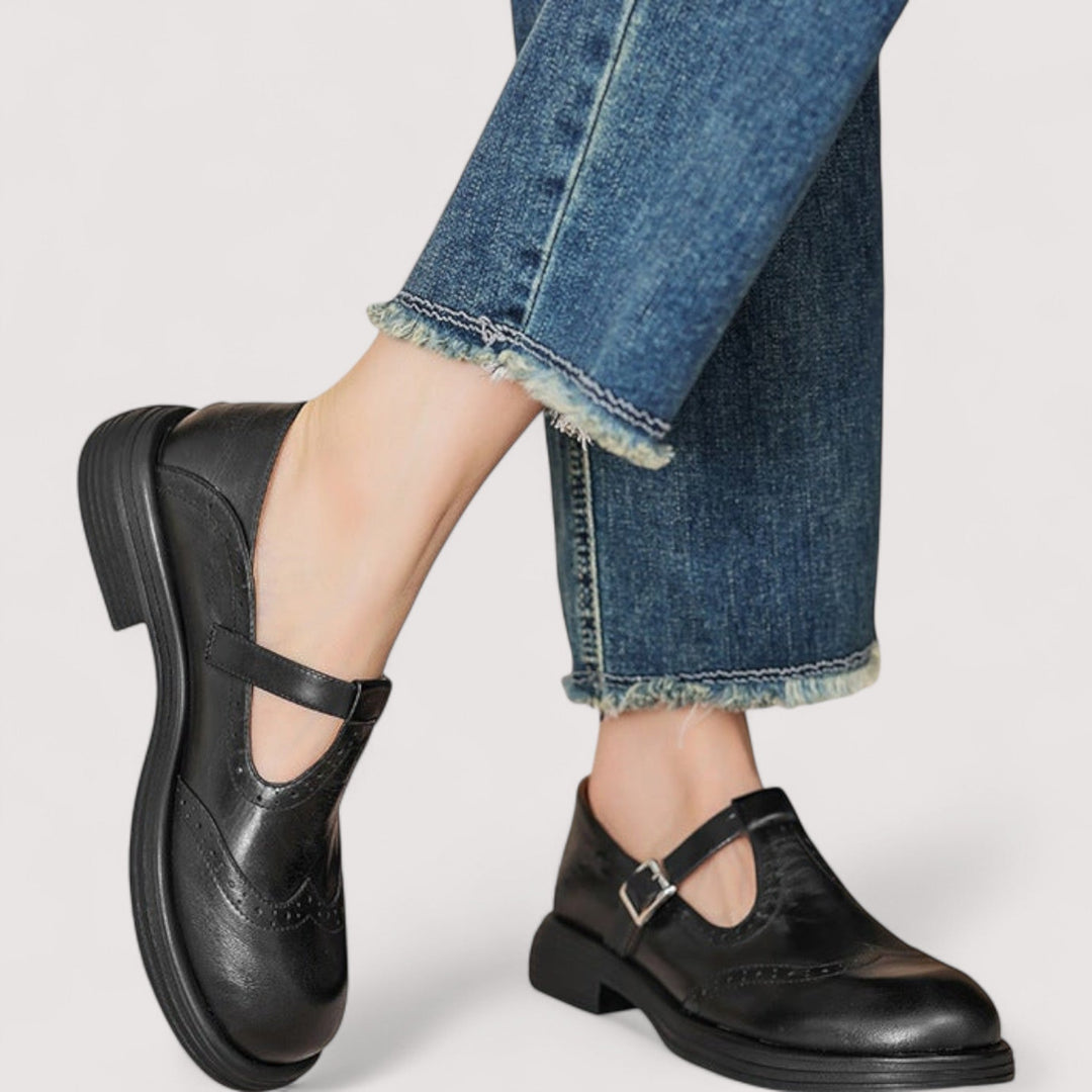 Colette Leather Mary Jane Shoes