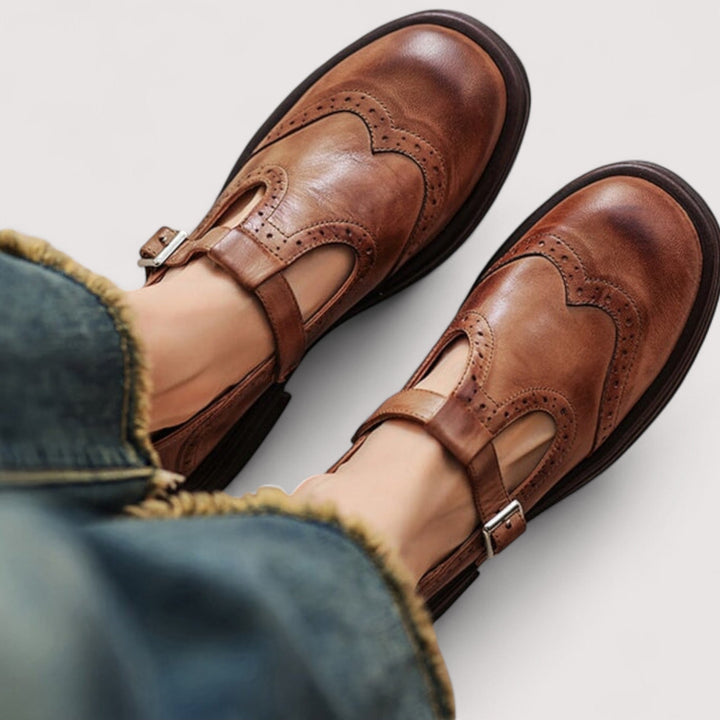 Colette Leather Mary Jane Shoes