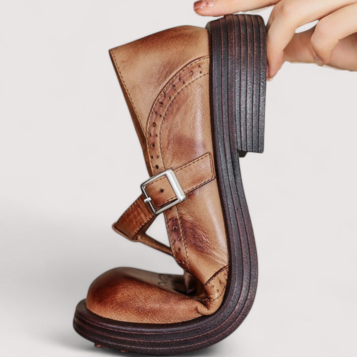 Colette Leather Mary Jane Shoes