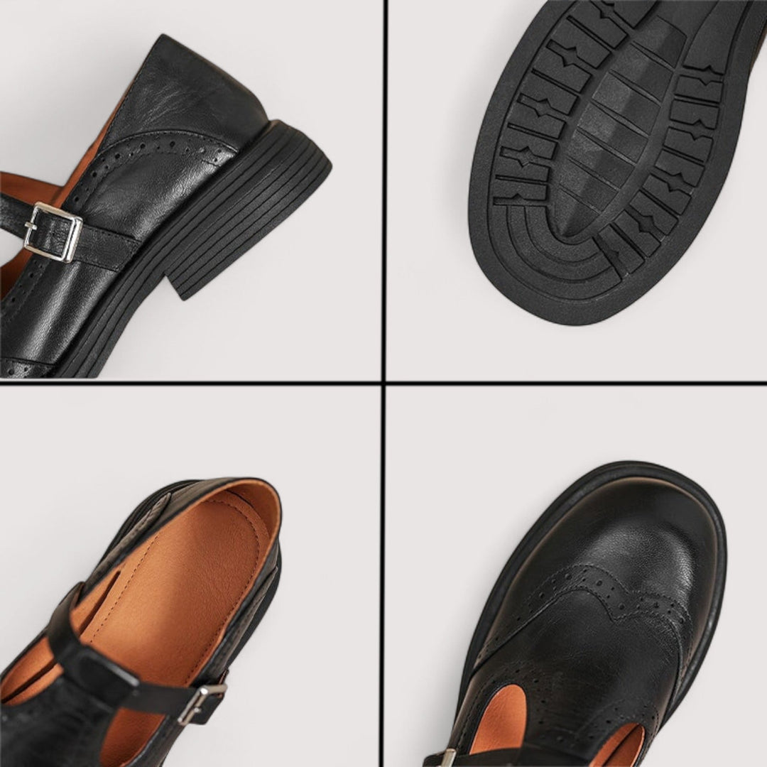 Colette Leather Mary Jane Shoes