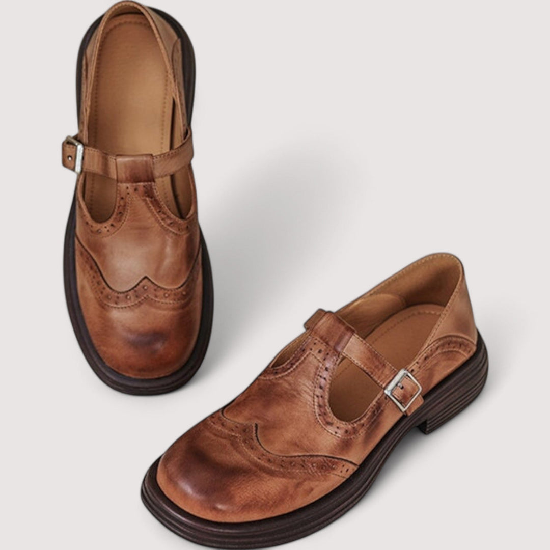 Colette Leather Mary Jane Shoes