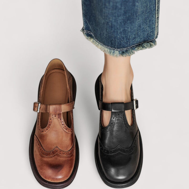 Colette Leather Mary Jane Shoes